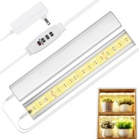 Foxgarden Grow Light Full Spectrum Aluminum Plant Light Strip For Indoor Plants 192 Led Bright Grow Lamp With Auto Onoff Time