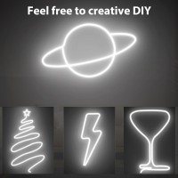 Oykyohei Led Neon Lights 328Ft10M Led Strip Light White 24V 039Incut Silicone Waterproof Neon Rope Light Diy Neon Sign Fo