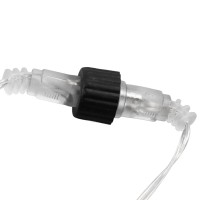 Jeffergarden Meteor Shower Lights, 4W Plastic Fine Workmanship Us Plug 120V Christmas Icicle Lights For Weddings (White Light)