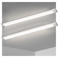 Kilipol 5Ft Led Batten Light Ceiling Surface Mounted Slim Led Tube Lights 50W 4000K Neutral White For Office Shop Garage Ho