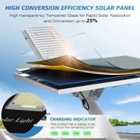 Sunwish 4000W Solar Street Lights Outdoor Led 6500K Solar Lights Outdoor Dusk To Dawn High Brightness Solar Parking Lot Light