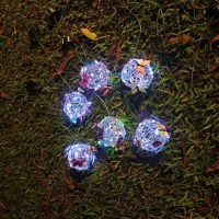 2 Pack Solar Garden Light Decoration, Hanging Butterfly Ball Solar Lights, Waterproof Solar Lanterns For Yard Garden Pathway Balcony Outdoor Ornament (Colorful Light)