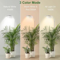 Wolezek Grow Lights For Indoor Plants Full Spectrum 80 Leds 3 Colors Grow Light 65In Large Plant Lights For Indoor Growing Wit