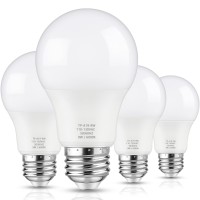 Maylaywood A19 Led Light Bulbs, 60 Watt Equivalent Led Bulbs, 6000K Cool White, 850 Lumens, Non-Dimmable, E26 Base, 9W Bright White Led Bulbs For Living Room Bedroom Home, 4-Pack