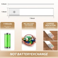 Under Cabinet Lighting Wireless 2 Pack Led Closet Lights Motion Sensor Light Indoor Rechargeable Battery Operated Stick On Unde