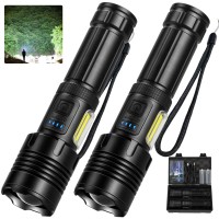 Bailinghai Flashlights High Lumens Rechargeable 990 000 Lumen Led Super Bright Flashlight With 7 Light Modes Ipx6 Waterproof