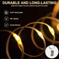 Camping Lights String 328Ft Camping Lantern 2 In 1 Outdoor String Lights With 5 Modes Adjustable Led String Lights Outdoor