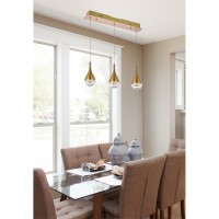 Amherst 24 Inch Led Pendant In Satin Gold