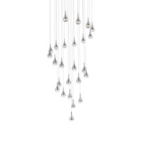 Amherst 42 Inch Led Chandelier In Chrome