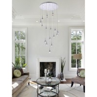 Amherst 36 Inch Led Chandelier In Chrome