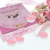 Tealight Candles Set Of 100 Unscented Pink Romantic Tea Lights Candles For Wedding Parties Birthdays Anniversaries Valentines