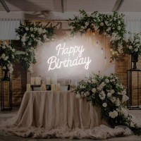 Emannon Happy Birthday Neon Sign With Dimmable Switch Neon Happy Birthday Sign For Backdrop Usb Powered Happy Birthday Led Li