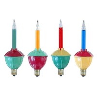 Novelty Lights Traditional Christmas Bubble Light Replacement Pack Indoor Light Replacement Set For Christmas Holidays And M