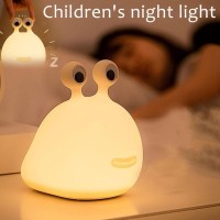 Slug Bug Light Cute Light Up Bug Slug Usb Rechargeable Cute Animal Lamps Timer Setting Cartoon Eye Protection Dont Bug Slug Nigh