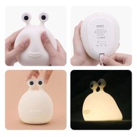 Slug Bug Light Cute Light Up Bug Slug Usb Rechargeable Cute Animal Lamps Timer Setting Cartoon Eye Protection Dont Bug Slug Nigh