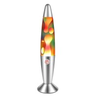 Colorful Magma Lamp Rainbow Motion Lamps For Adults And Kids 135 Inch Magma Motion Lamp Silver Base Lamp With Multicolor Mood W