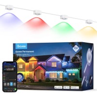 Govee Permanent Outdoor Lights Pro 150Ft With 90 Rgbic Led Lights For Daily And Accent Lighting 75 Scene Modes For Halloween