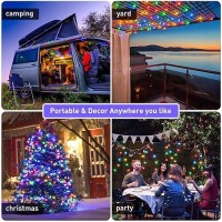 Jmexsuss 100 Led Globe String Lights Battery Operated String Lights Indoor Outdoor Waterproof 33 Ft 8 Modes Battery Powered Chri