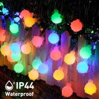 Jmexsuss 100 Led Globe String Lights Battery Operated String Lights Indoor Outdoor Waterproof 33 Ft 8 Modes Battery Powered Chri