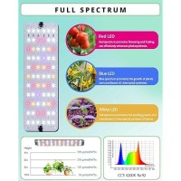 Dommia Led Grow Lights 50W Dimmable Plant Lights For Indoor Plants Linkable Full Spectrum Grow Light With 61216H Timing Ult