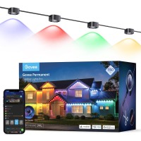 Govee Permanent Outdoor Lights Pro 150Ft With 90 Rgbic Led Lights For Daily And Accent Lighting 75 Scene Modes For Halloween