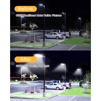 Jclgl Led Parking Lot Light 200W 3 Pack Led Shoebox Light With Arm Mount 28000Lm 5000K Daylight Ip65 Waterproof Dusk To Dawn