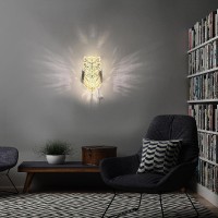 3D Eagle Wall Sconce Led Wall Lamp Resin Animal Statue Night Owl Wall Light Bald Eagle Wall Light Lion Wall Light Owl Night Li