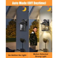 Motion Sensor Outdoor Wall Light Dusk To Dawn Porch Light Wall Mount Outdoor Light Fixture Lantern Outdoor Wall Sconce Exterior