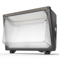 Litezone Led Wall Pack Light 120W 18000Lm Glass Lens Wall Pack Lights Outdoor Led Led Wall Pack Daylight 5000K For Yard Parking