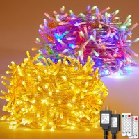 Selarlyt 2 Pack 360Ft 1000 Led Christmas Lights