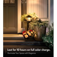 Outdoor Flower Pots 2 In 1 Outdoor Planter Solar Lamp Post Lights Outdoor Wall Mount Or Freestanding Waterproof Solar Post De