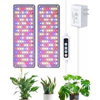 Aplant Grow Light 004Inch Ultra Thin Led Grow Lights For Indoor Plants Full Spectrum With Timer Dimmable Plant Light For Indo