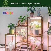 Aplant Led Grow Lights Dimmable Plant Lights For Indoor Growing In Winter Full Spectrum Ultra Thin Plant Grow Lights With 612