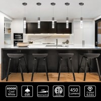 Okeli Modern Pendant Lights Led Bubble Crystal Kitchen Island Lights Fixtures Black Mini Single Pendant Lighting For Kitchen I