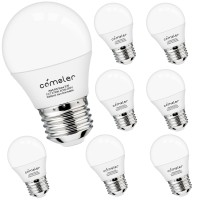 Comzler Small Light Bulb, 60W Equivalent Light Bulbs, 6W 2700K Soft White, 600 Lumens Non-Dimmable Led Bulb, E26 Standard Screw Base A15/G45 Shape Led Appliance Bulb Refrigerator 8-Pack