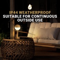 Nighthawk Lighting Cordless & Corded Dimmable Table Lamp - Indoors & Outdoors - Weather Rated - Usb-C Charging - Use Everywhere Bedside, Bookshelf, Accent, Dining, Patio, Kids Room - Wood