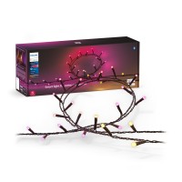 Philips Hue Indoor/Outdoor Holiday 130-Foot Festavia String Lights - 500 Mini Color Changing Smart Leds - Weatherproof - Control With Hue App - Works With Alexa, Google Assistant And Apple Homekit