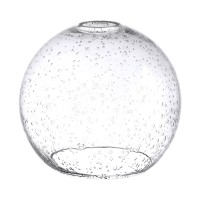 Aspen Creative 28011-61-1 Clear Seeded Glass Shade For Pendant Lights, Wall Sconces, And Lamp Posts, 1-3/4