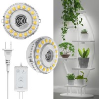 Sansi Puck Grow Light Led Plant Light For Indoor Plants Full Spectrum Grow Lamp 10W 150 Watt Equiv Small Hanging Plant Lamp