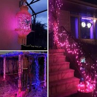 Pink Fairy String Lights Plug In For Valentines Day Decorations Super Bright Fairy Lights With Remote Timer Waterproof String