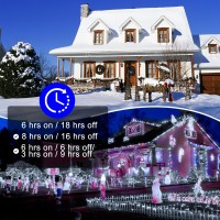 403Ft 1000 Led Christmas String Lights Outdoor With 8 Modes Timer Memory Function Waterproof Fairy Lights Plug In For Party Xmas