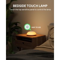 Jhd Night Light Table Lamp For Bedroom Adjustable Touch Control Bedside Lamps Rgb Color Changing Small Lamp Night Light F