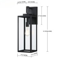 22 Large Outdoor Sconce Light 22 Inch Outdoor Wall Lantern Black Outdoor Light 22 Inch Black Outdoor Wall Sconce 22 Exterio