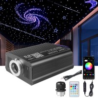 Meteor Twinkle 750 Pcs 65Ft Starlight Headliner Light 16W Led Star Ceiling Fiber Optic Light Kit Appremote Control For Carhom