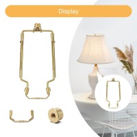 Eifhyt Lamp Shade Holder Set 75 85 95 105 Inch Adjustable Lamp Harp Liftable Shade Holder For Table And Floor Lamps With 38