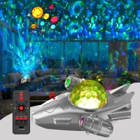 Spaceship Nebula Projector Lamp, Star Light Projector For Bedroom, Galaxy Projector For Bedroom With Timing Remote And Speaker, Galaxy Star Projector For Bedroom, Home Decor, Living Room (Grey)