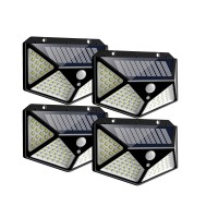 Nighthawk Lighting Solar Lights For Outdoor With Motion Sensor - Street Motion Lights For Outside 4000K Color - Outdoor Motion Sensor Light 640 Led - Premium Flood Light For Patio & Deck - Us Design