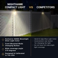 Nighthawk Lighting Solar Lights For Outdoor With Motion Sensor - Street Motion Lights For Outside 4000K Color - Outdoor Motion Sensor Light 640 Led - Premium Flood Light For Patio & Deck - Us Design