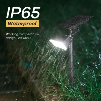 Consciot Cool White Solar Spot Lights Outdoor 360Adjustable Solar Lights For Outside With Ip65 Waterproof Solar Lights Outdoor