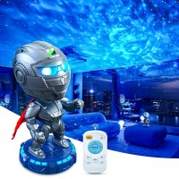 Dienmern Mecha Knight Space Projector Star Projector - Astronaut Projector For Bedroom, Galaxy Projector Night Light With Timer And Remote, Kids Adults Room Decor, Gifts For Christmas, Birthdays